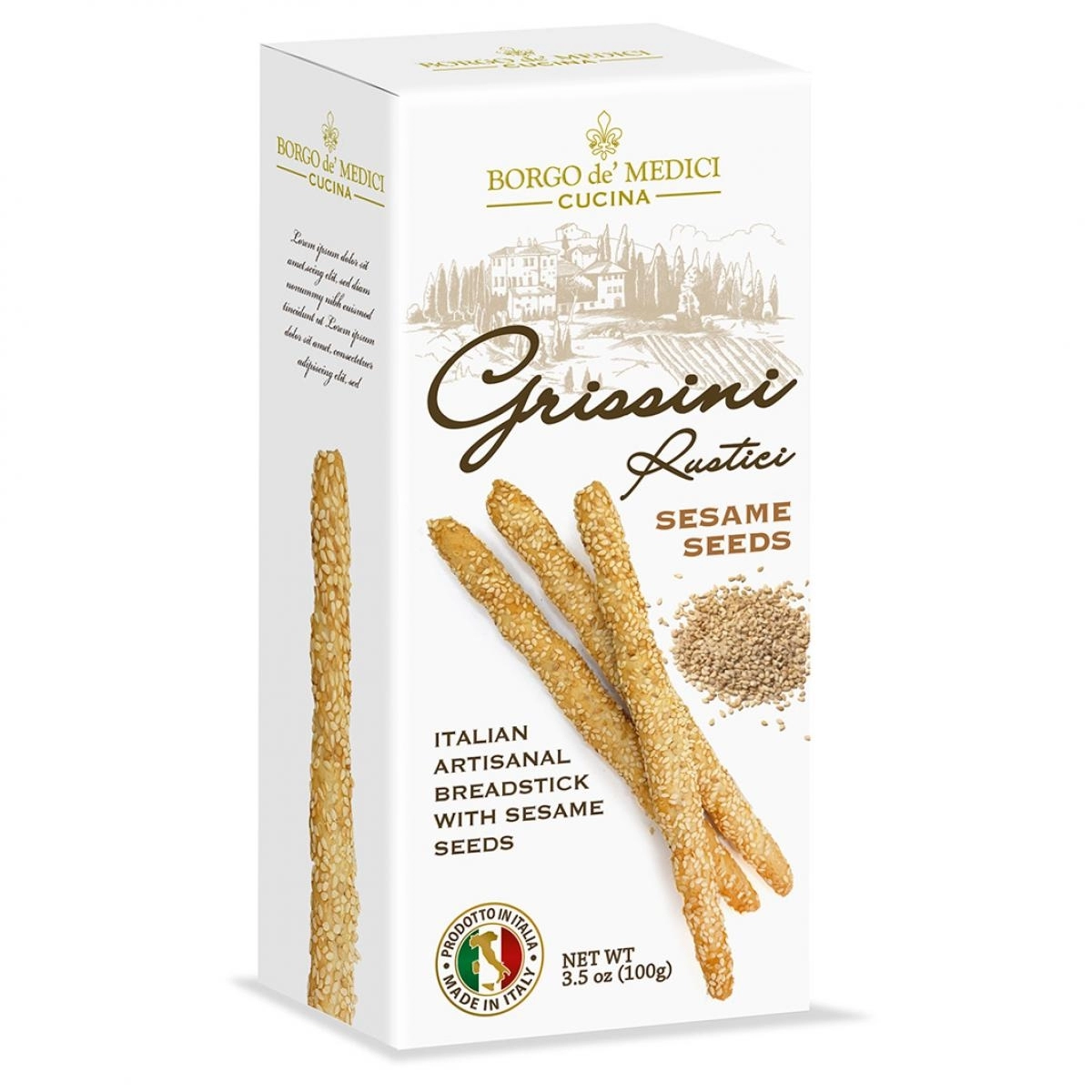 Grisine Artizanale Cu Susan Borgo Di Medici 100g 0